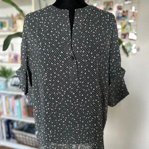 CAbi Dot Sheer Blouse - Size Medium